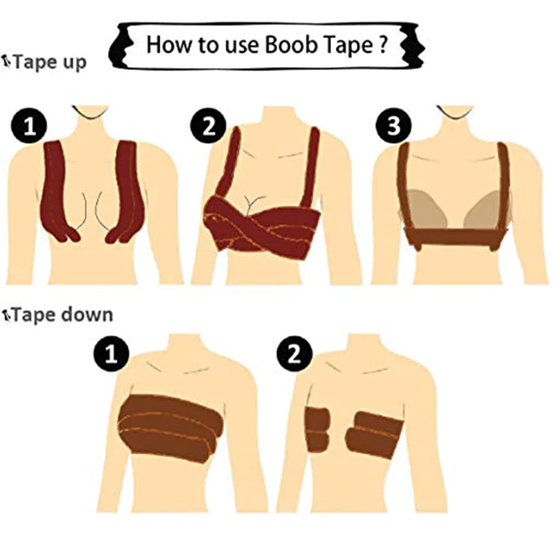 How To Use Fashion Tape For Strapless Dress