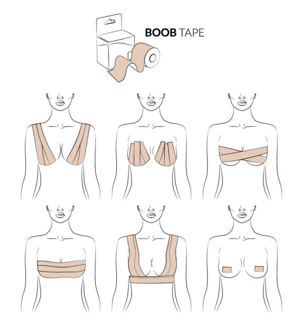 How To Tape Breasts For Backless Dress